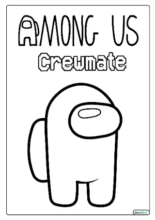 Among Us kleurplaten — gratis printbare PDF's