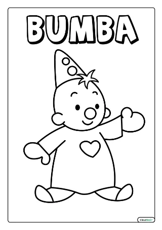 Bumba Kleurplaat kleurplaat — gratis printbare PDF