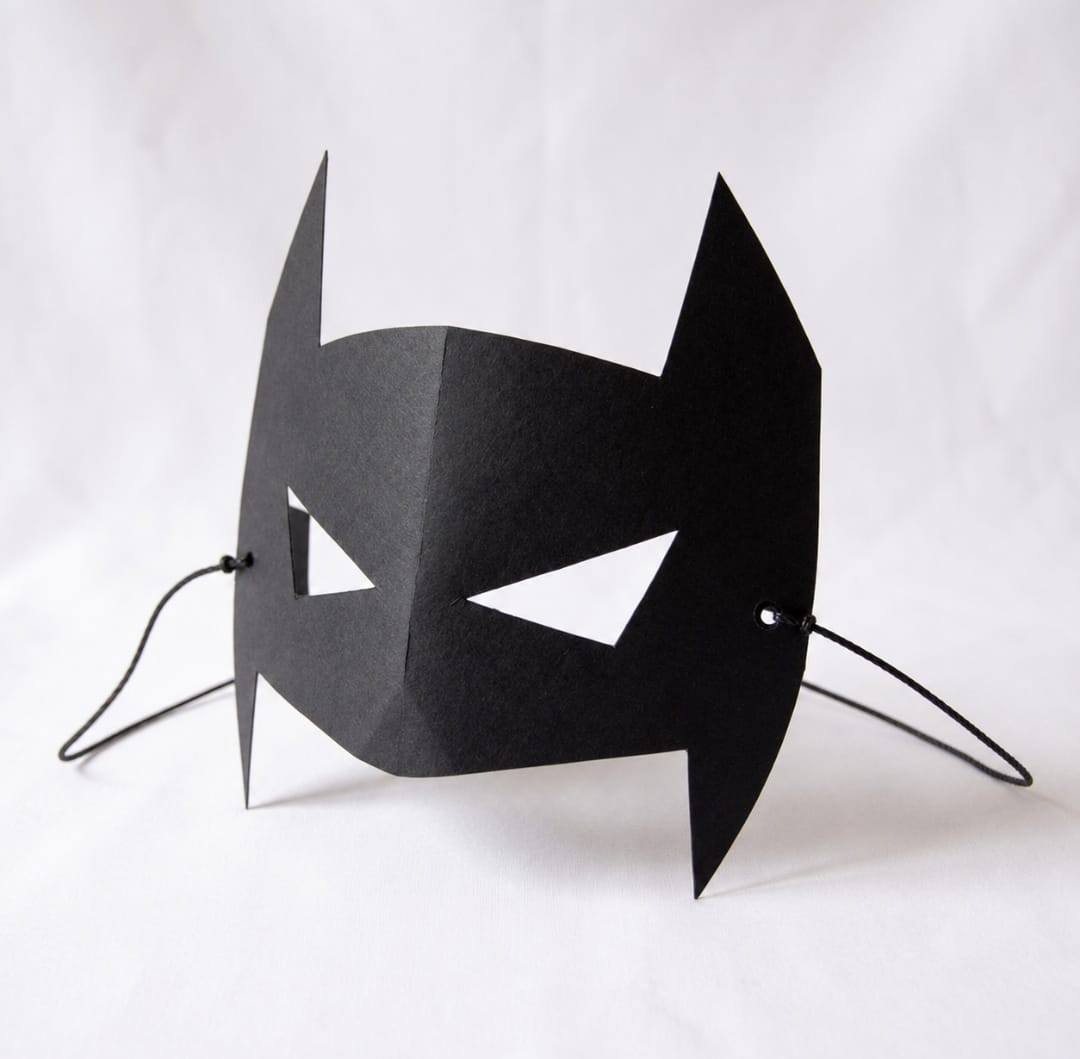 Batman masker — voorbeeld