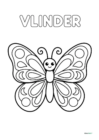 Vlinders kleurplaten — gratis printbare PDF's
